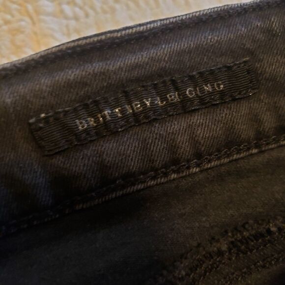 Half and half leopard print Guess jeans Brittney legging color block - Picture 5 of 11